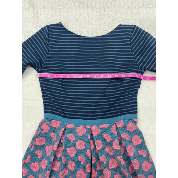 Matilda Jane Forever Peyton Dress Womens Small Fit and Flare Floral Half Sleeve - Picture 5 of 8